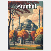 Türkei Istanbul Blaue Moschee Magnet (Vorderseite)