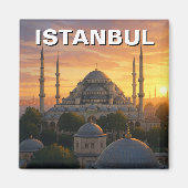 Türkei Istanbul Blaue Moschee Magnet (Vorne)