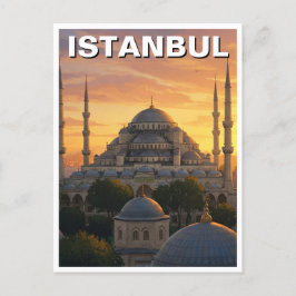 Türkei Istanbul Blaue Moschee Postkarte