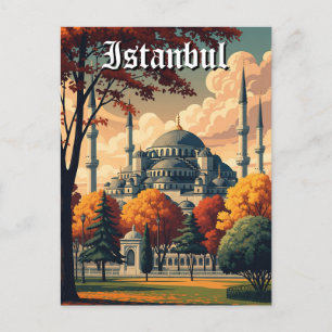 Türkei Istanbul Blaue Moschee Postkarte