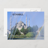 Türkei Istanbul Blue Mosque (St.K. Postkarte (Vorne/Hinten)