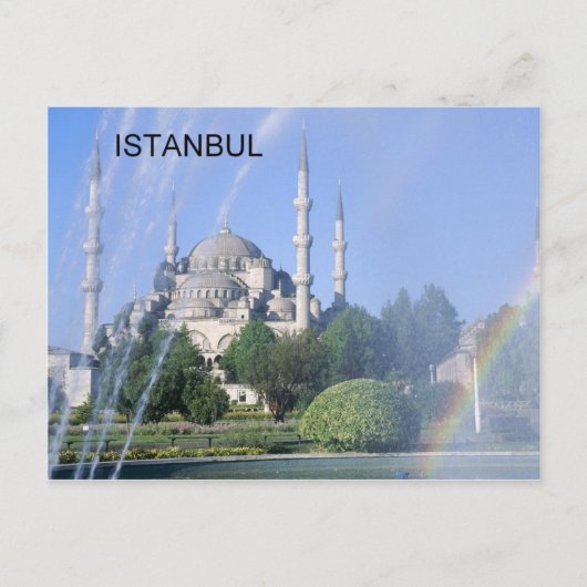 Türkei Istanbul Blue Mosque (St.K. Postkarte (Vorderseite)