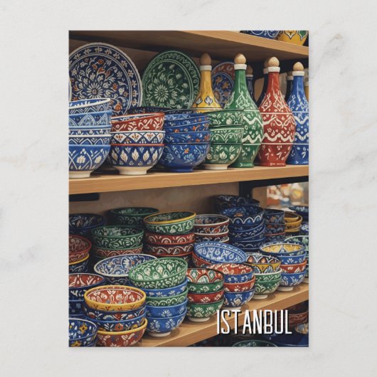 Türkei Istanbul Grand Bazaar Postkarte (Vorderseite)