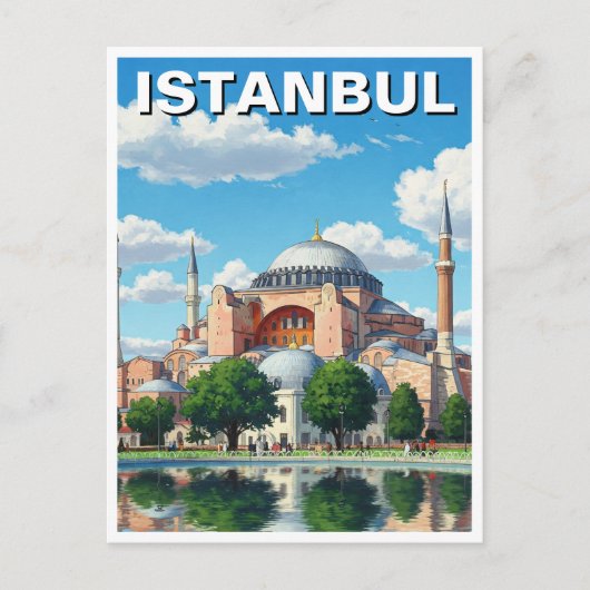 Türkei Istanbul Hagia Sophia Postkarte (Vorderseite)