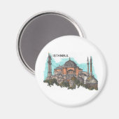 Türkei Istanbul Hagia Sophia (von St.K. Magnet (Vorderseite/Rückseite)