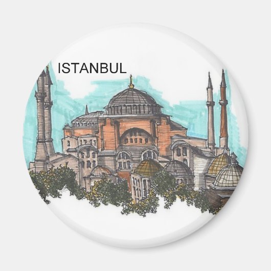 Türkei Istanbul Hagia Sophia (von St.K. Magnet (Vorne)