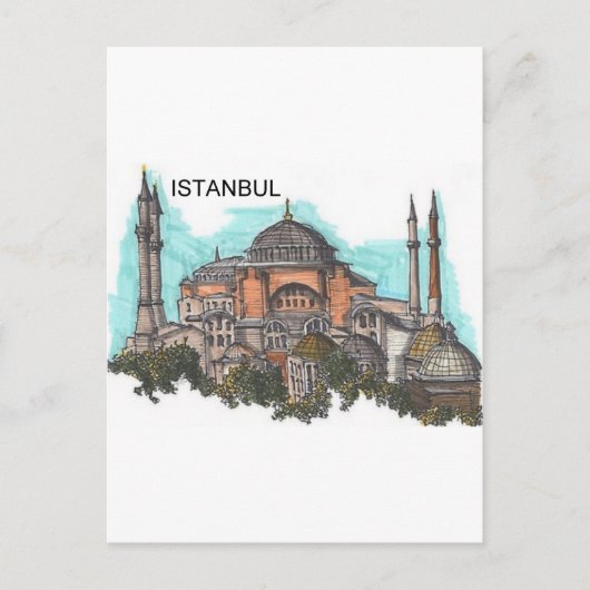 Türkei Istanbul Hagia Sophia (von St.K. Postkarte (Vorderseite)