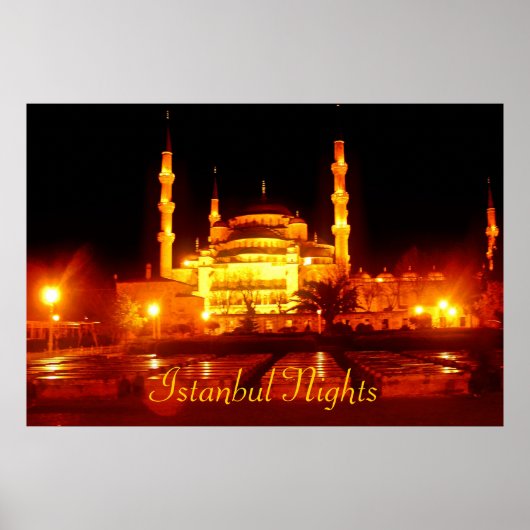 (TÜRKEI) Istanbul Nights Poster (Vorne)