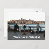 Türkei Istanbul Souvenir Postkarte für Postüberque (Vorne/Hinten)