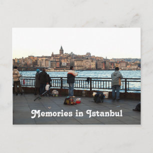 Türkei Istanbul Souvenir Postkarte für Postüberque