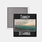 Türkei Istanbul Stadtbild Bosporus Blick Magnet (Vorderseite/Rückseite)