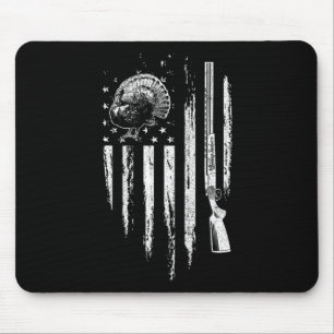 Türkei Jagd auf amerikanisches Hühnergeschenk Mousepad