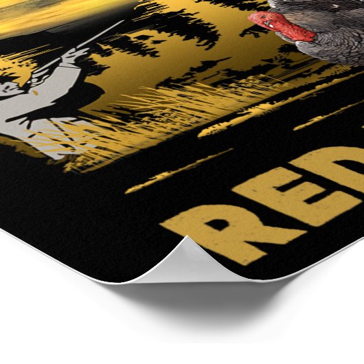 Türkei Jagd Poster (Ecke)