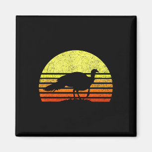 Türkei Jagd Retro Sunset Upland Bird Hunter als Magnet