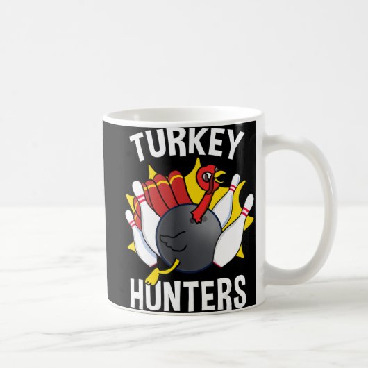 Türkei Jäger Bowling Fun Bowling Geschenk Kaffeetasse (Rechts)