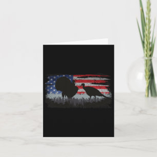 Türkei Jäger - Spaß Türkei Jagd Patriotische USA F Karte