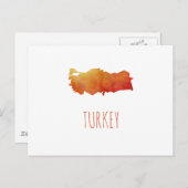 Türkei-Karte Postkarte (Vorne/Hinten)