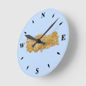 Türkei-Karte Uhr (Winkel)