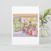 TÜRKEI KIDS Funny Erntedank Feiertagskarte (Stehend Vorderseite)