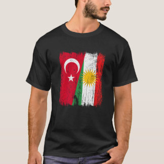 Türkei Kurdistan Halbfahne Türkisches Kurdisches H T-Shirt
