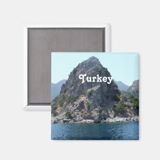Türkei Landschaft Magnet (Vorderseite/Rückseite)