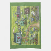 TÜRKEI LANDWIRTSCHAFT ERNTEDANK KÜCHE TOWEL GESCHIRRTUCH (Vertikal)