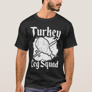 Türkei Leg Squad Mittelalterliche Ritter Messe Ren T-Shirt