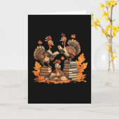 Türkei Lektüre Bücher Erntedank Frauen Männer Kind Karte (Gelbe Blume)