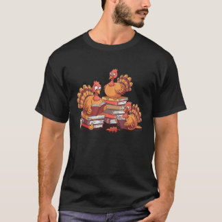 Türkei Lesen Bücher Fall Erntedank Lehrer Bogen T-Shirt