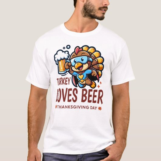 Türkei Lieben Bier Erntedank Drink T-Shirt (Vorderseite)
