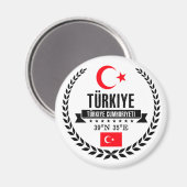 Türkei Magnet (Vorderseite/Rückseite)