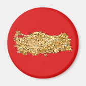 Türkei Map Magnet (Vorne)