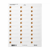 Türkei Meow Address Labels (Vorne)