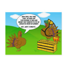 Türkei mit Jetpack - Funny Erntedank Postcard