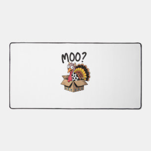 Türkei Moo Cow Kostüm Funny Erntedank Türkei D Schreibtischunterlage
