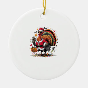 Türkei Moo Cow Kostüm Witziger Erntedank Hallowee Keramik Ornament