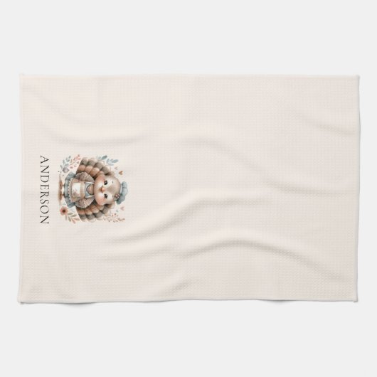 Türkei Name Geschirrtuch (Horizontal)