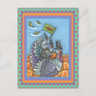 TÜRKEI NAUSA, FUNNY ERNTEDANK POLITICS POSTKARTE