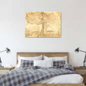 Türkei, Osmanisches ReichPanoramakarte Türkei Leinwanddruck (Insitu (Schlafzimmer))