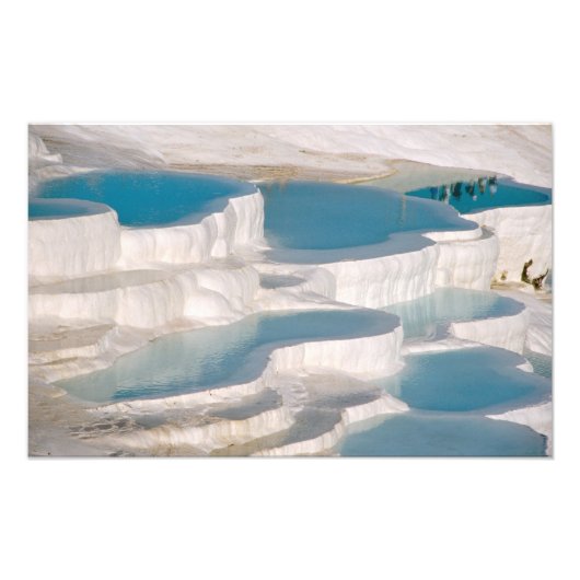 Türkei, Pamukkale Cotton Castle). Fotodruck (Vorne)