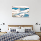Türkei, Pamukkale Cotton Castle). Leinwanddruck (Insitu (Schlafzimmer))