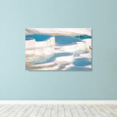 Türkei, Pamukkale Cotton Castle). Leinwanddruck (Insitu (Holzboden))