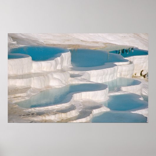 Türkei, Pamukkale Cotton Castle). Poster (Vorne)