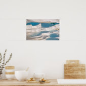 Türkei, Pamukkale Cotton Castle). Poster (Küche)