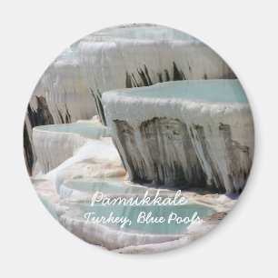 Türkei, Pamukkale, Römische Pools (Magnet) Magnet