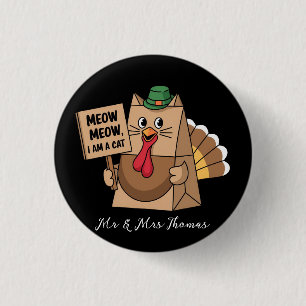 Türkei Paper Bag Meow Funny Erntedank Chat Button