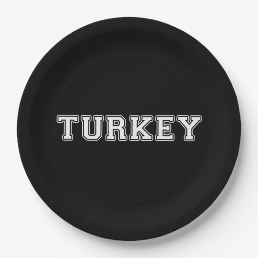 Türkei Pappteller (Vorderseite)