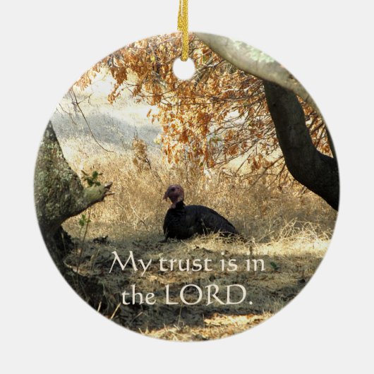 Türkei Paradise Psalm Ornament (Hinten)