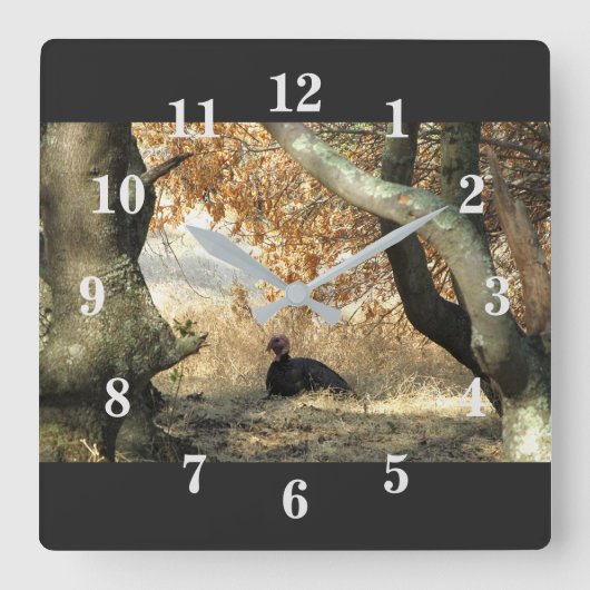 Türkei Paradise Wall Clock Quadratische Wanduhr (Vorderseite)