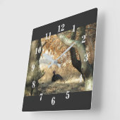 Türkei Paradise Wall Clock Quadratische Wanduhr (Winkel)
